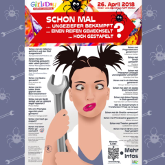 Plakat GirlsDay im Landkreis Meien